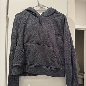 lululemon athletica Charcoal Hooded Scuba Hoodie